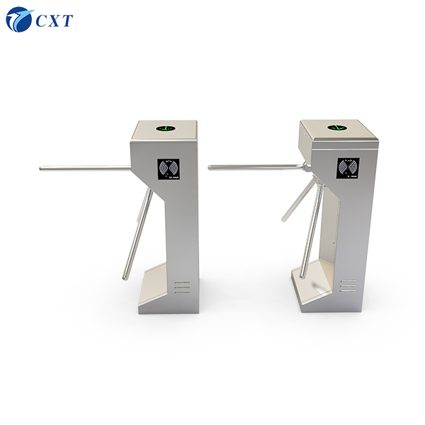 Vertical Tripod Turnstile Gate Stainless Steel with AC220V/110V Power 1600x280x980mm Size and 510mm Pole Length
