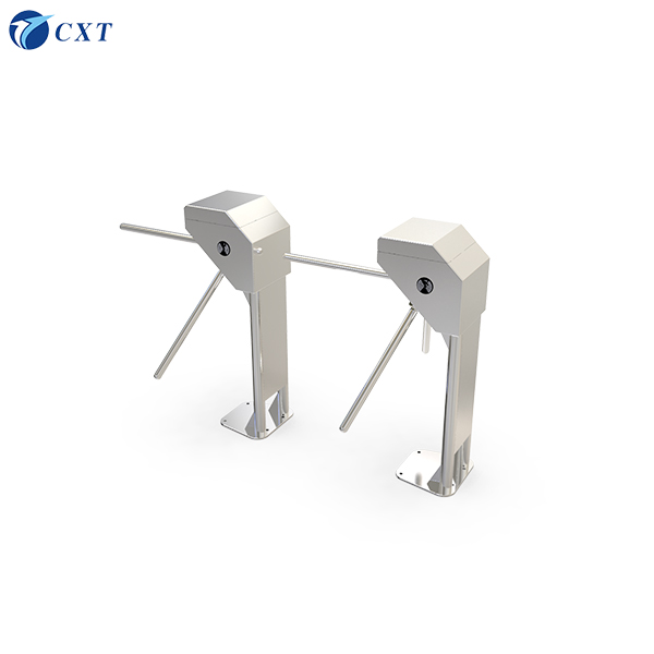 Bridge Type Tripod Turnstile Gate with 1200x280x980mm Dimensions 510mm Pole Length and 30W/24V DC Brushless Motor