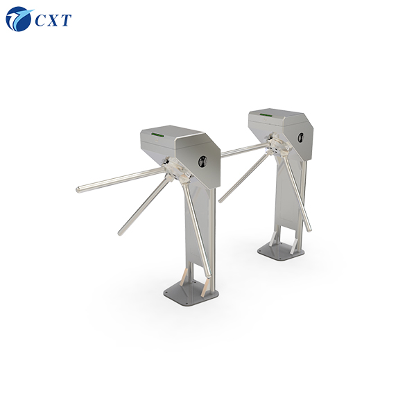 Bridge Type Tripod Turnstile Gate with 1200x280x980mm Dimensions 510mm Pole Length and 30W/24V DC Brushless Motor